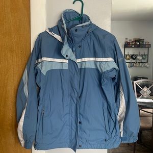 Women’s Columbia Blue & White Jacket-Small